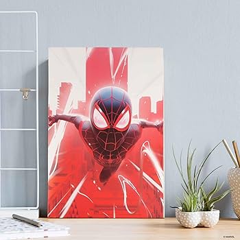 No.172フレーム付きキャンバスアート　アベンジャーズ　スパイダーマン No.172フレーム付きキャンバスアート アベンジャーズ
