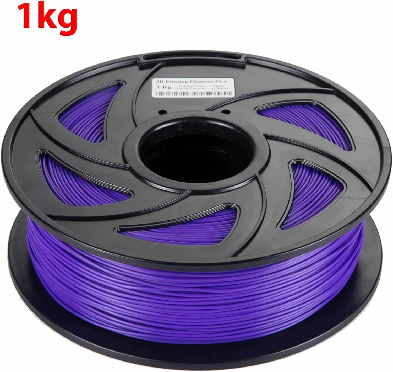1Kg 3D Printer TPU Flexible Filament Purple Elastic for Rubber Material Roll Flex 1.75mm Vacuum Packaging TPU