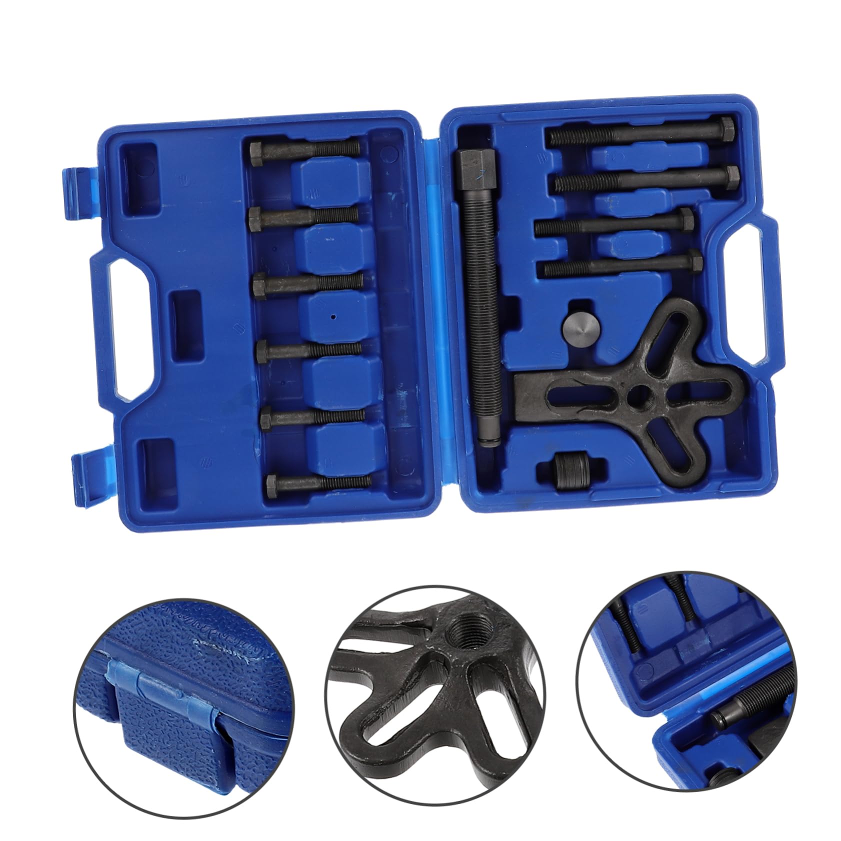 SOLUSTRE Tool Set 1 Set 13 Pcs Harmonic Balancer Steering Wheel Puller Crankshaft Pulley Puller Tool