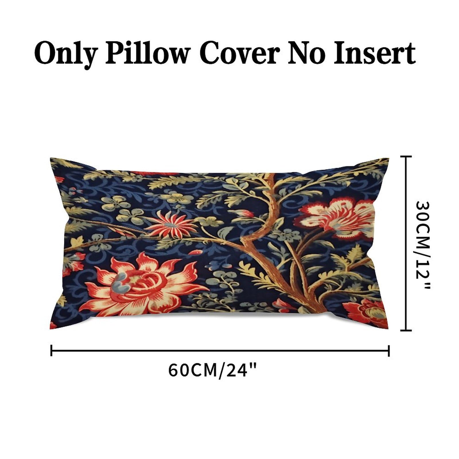 Amazon.com: Zipped Pillow Cases for Home Decor Burgundy Gold Navy