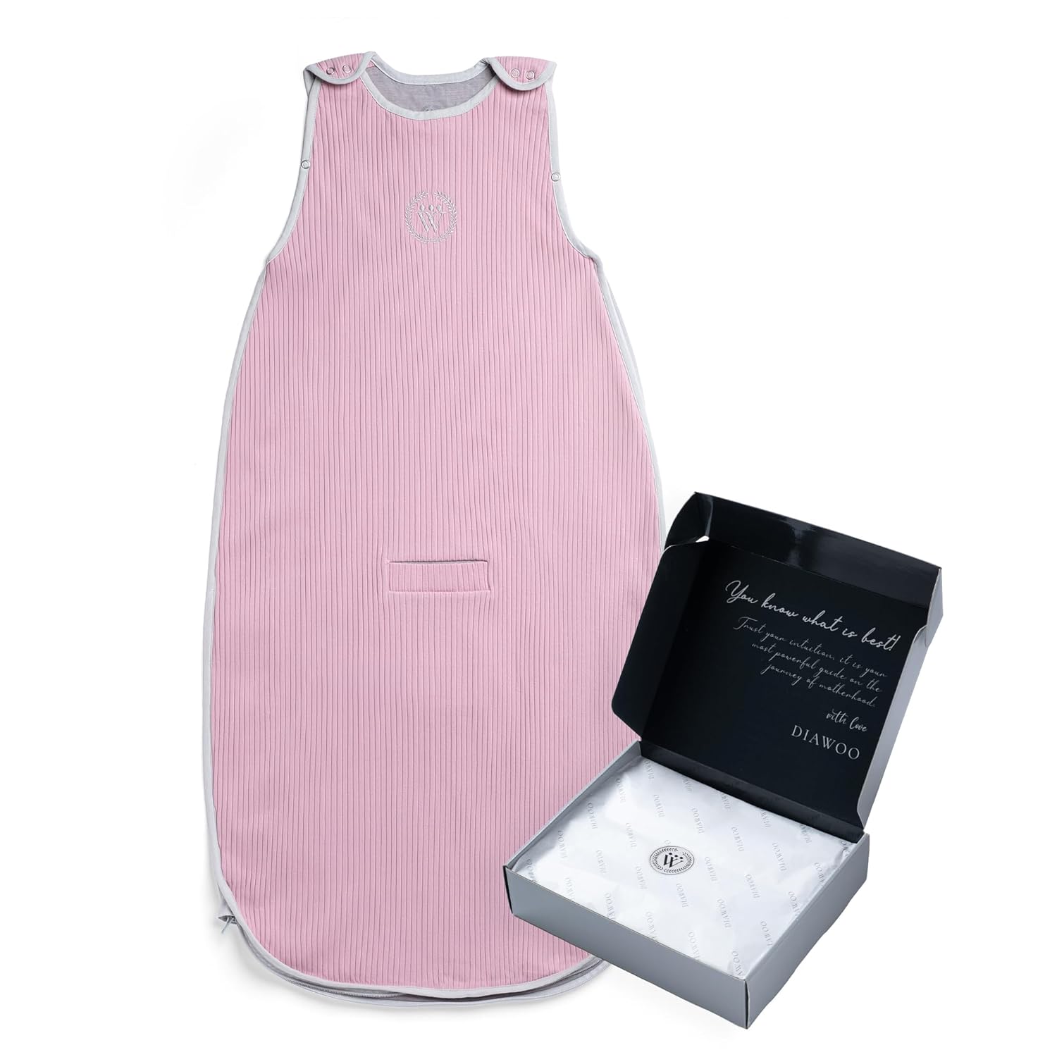 4 Season Baby Sleep Sack Merino Wool Organic Cotton Adjustable Sleeping Bag 2 36 Months with Two-Way Zipper