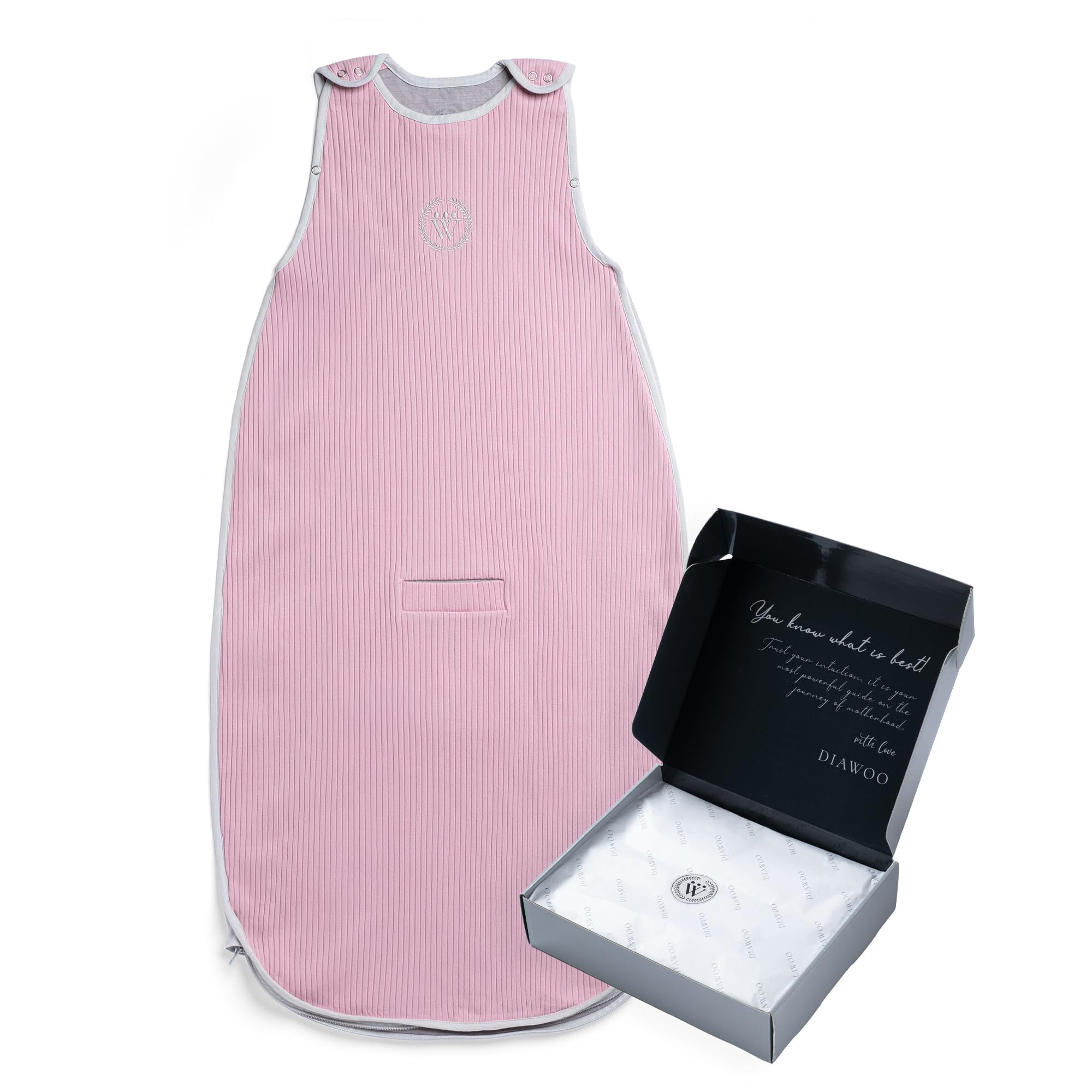4 Season Baby Sleep Sack Merino Wool Organic Cotton Adjustable Sleeping Bag 2 36 Months with Two-Way Zipper