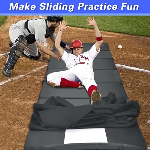 Miniatura 4 de Kapler Alfombrilla deslizante para béisbol y sóftbol - Slide Rite Alfombrilla de entrenamiento con diseño plegable