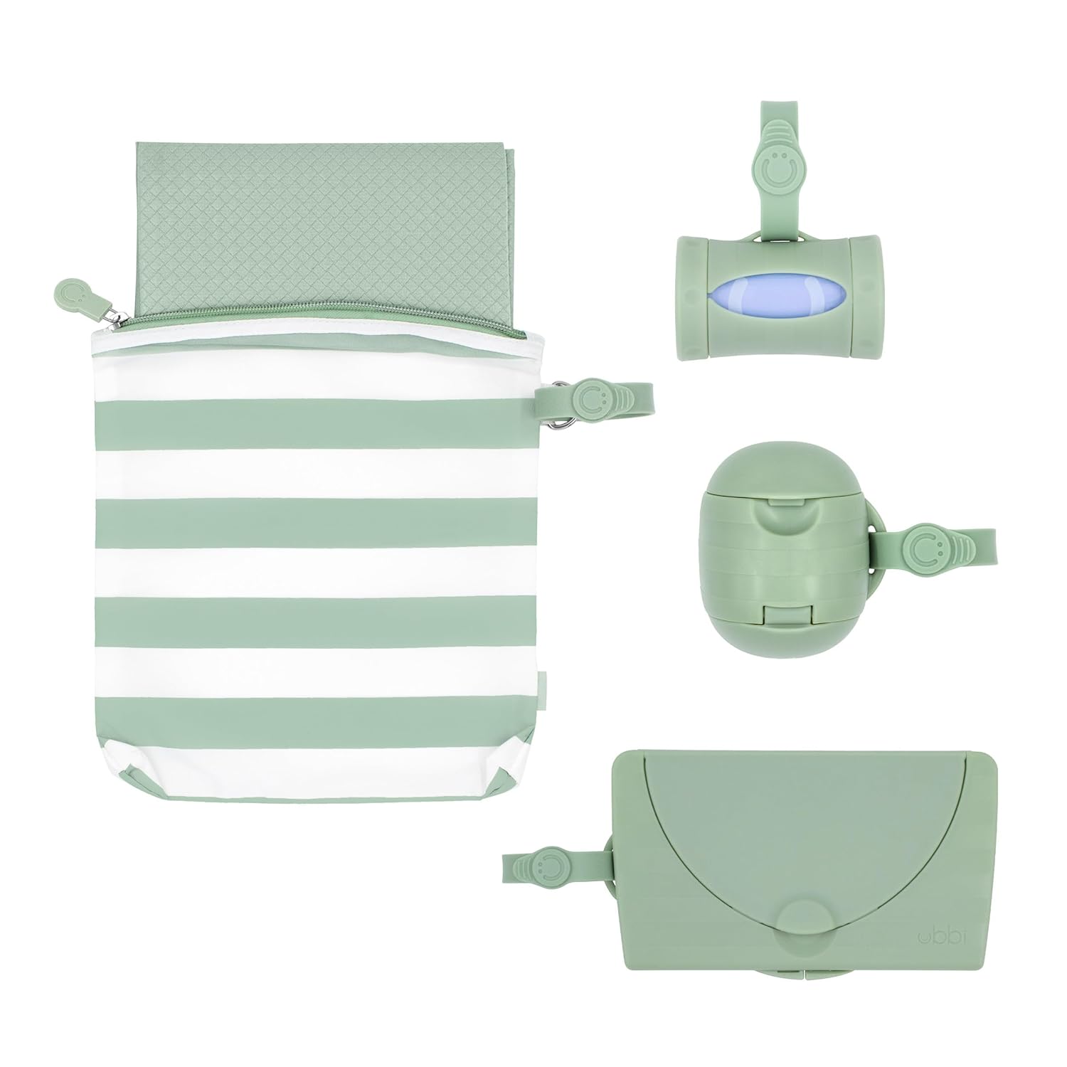 Ubbi OnTheGo Diapering Gift Set, Includes Changing Mat