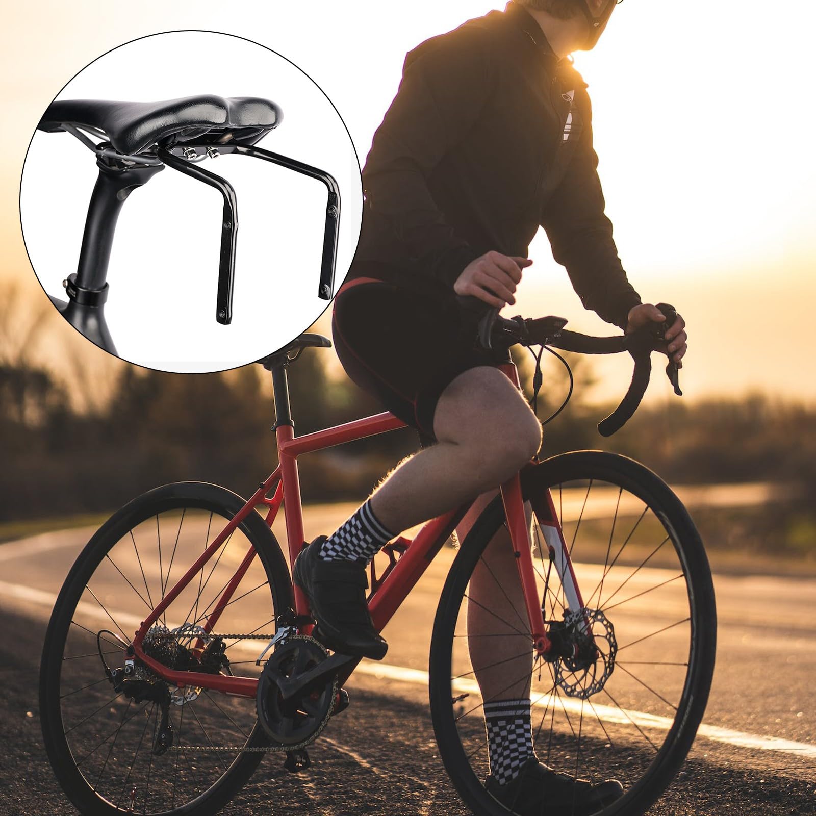 Stabilizzatore per borsa da sella per bici - di supporto per borsa da