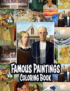 Famous Paintings Coloring Book: 12 Full-Color Original Paintings with 2 Coloring Pages Per Painting - Volume 1