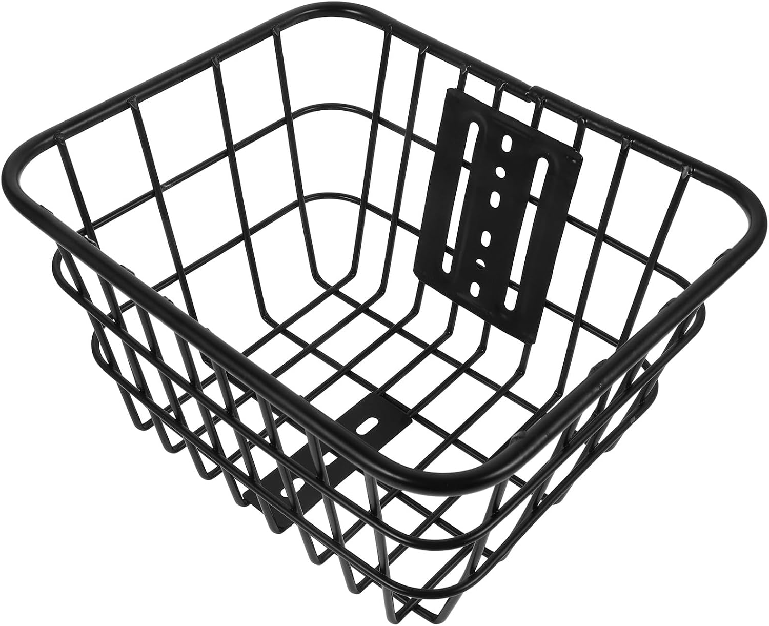 Front Bike Basket for Electric Bike and ’s Bicycle, Heavy Duty Metal Wire Front Basket with Reinforced Frame, Universal Handlebar Storage for Cycling and Commuting