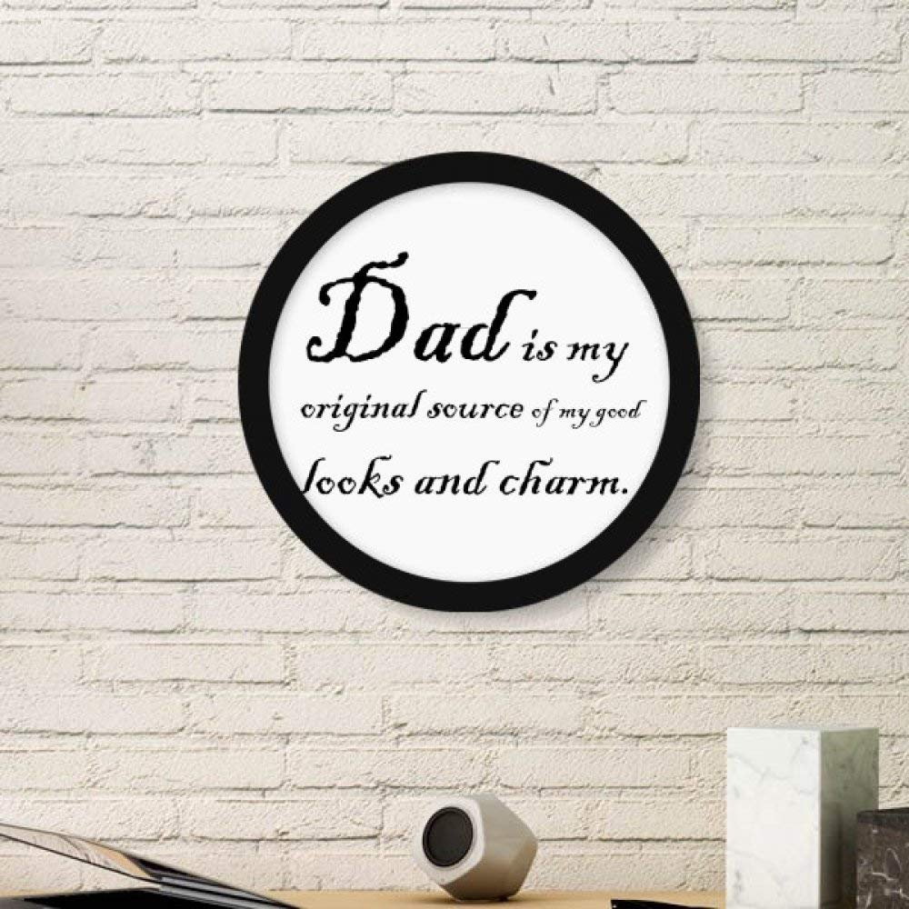 Stickers muraux et reproductions images cadres ronds noirs pour decoration maison