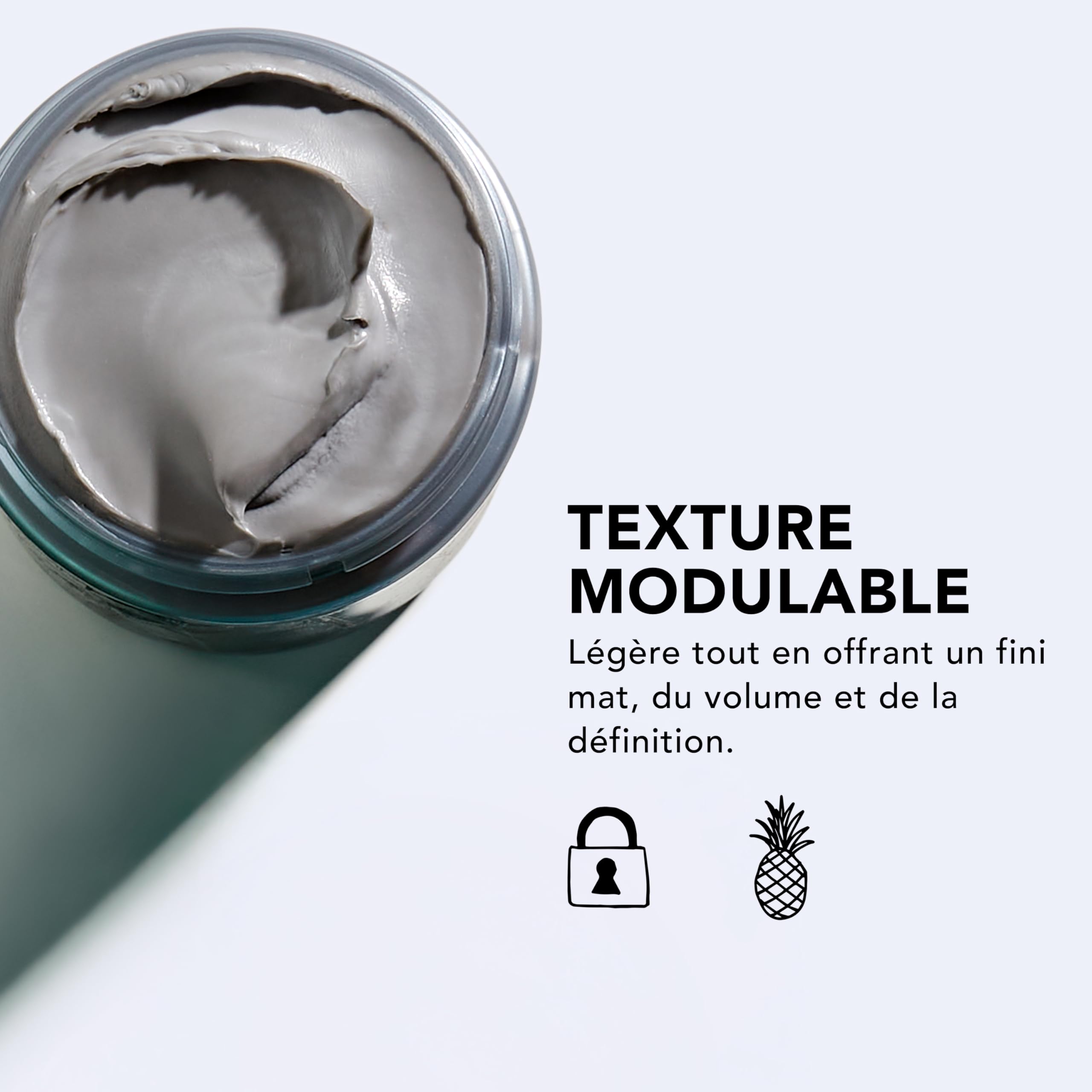 Bumble and bumble Sumoclay Argile modelante fini mat, Produit coiffant pour cheveux courts, Texture et tenue facile à travailler, Kaolin pour cheveux, Cheveux ondulés, lisses, 45 ml
