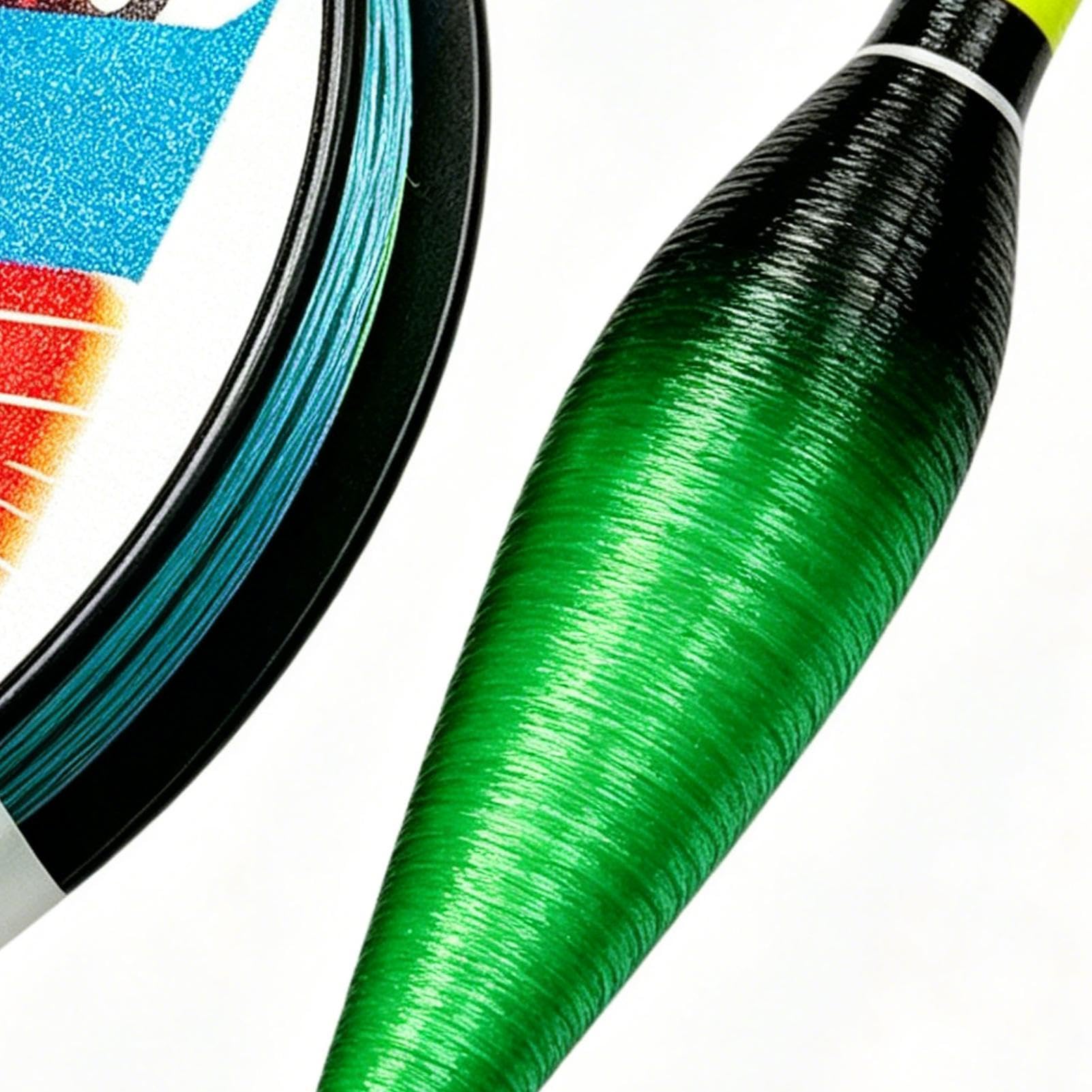 Ensemble de Ligne de Pêche Prêt à l'Emploi avec Flotteur Automatique, Montage Pré-Lié à Flotteur Coulissant, Flotteurs à Changement de Couleur, Ligne Résistante pour Pêche en Eau Douce et Salée