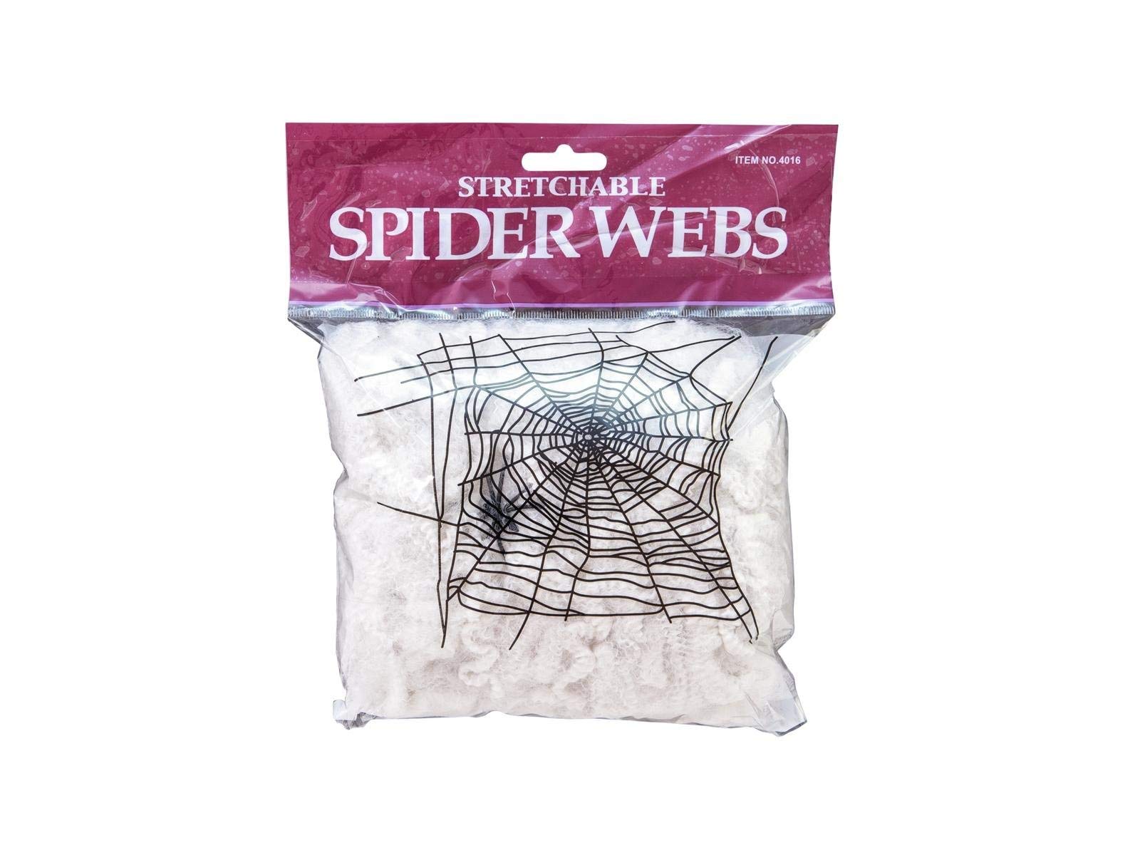Euro Palms de Halloween telaraña 50g Blanco UV-Activo