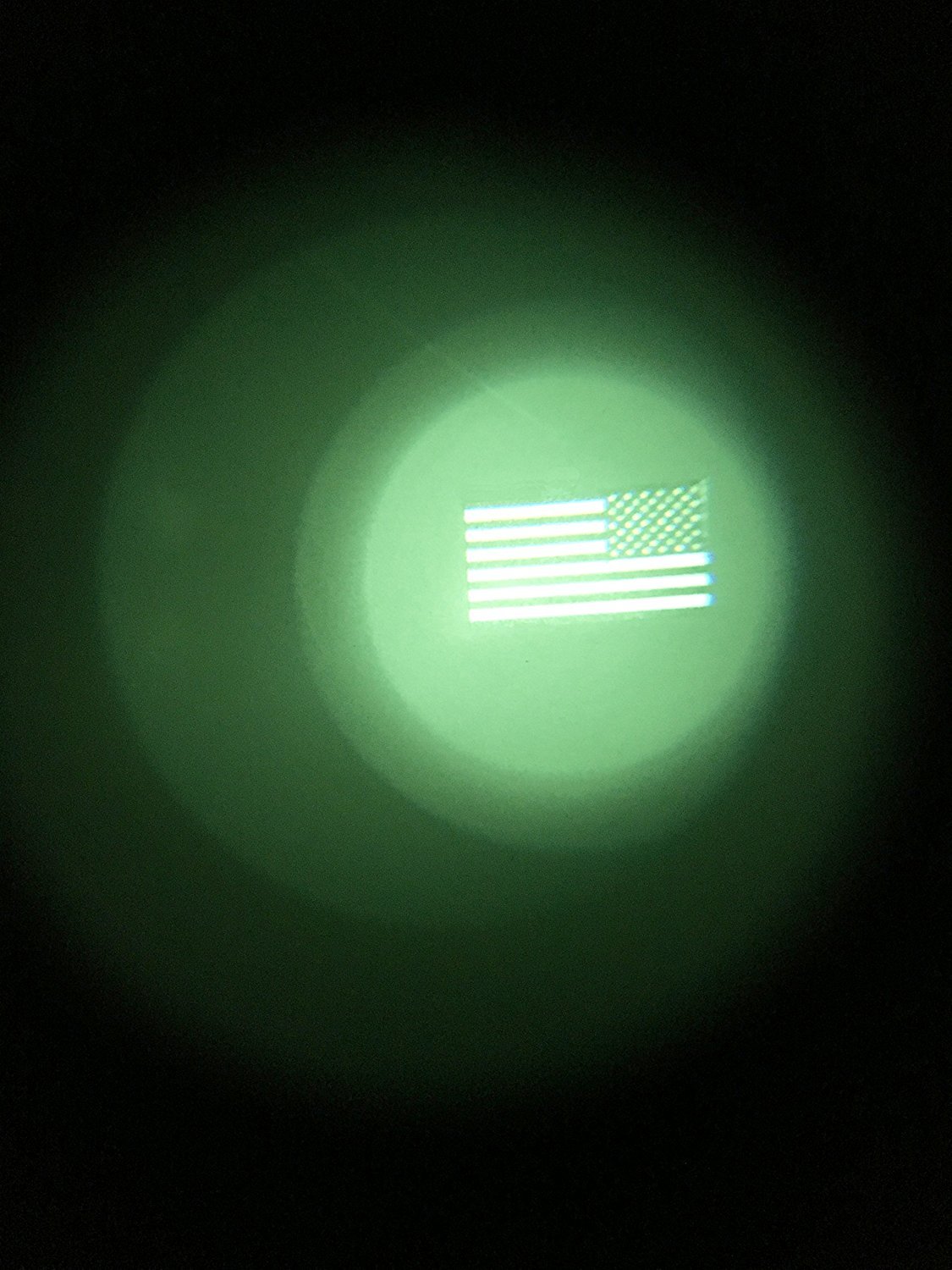 Tattered Reversed Covert American Flag IR - Infrared Reflective Patch 2