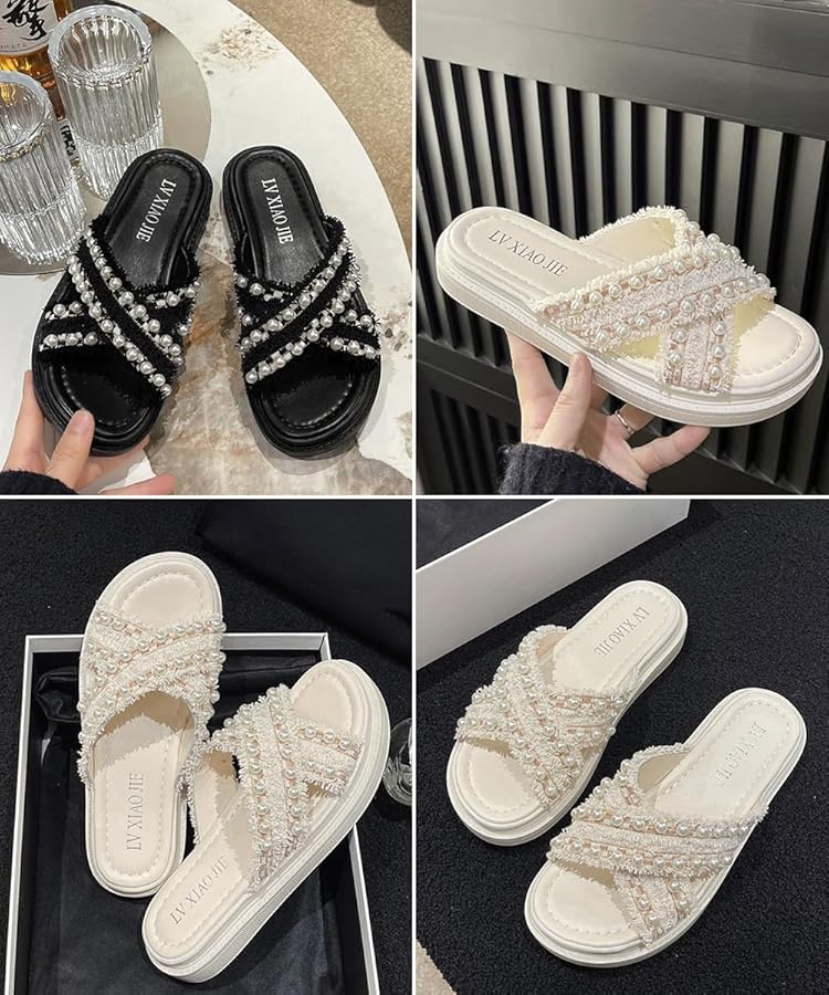 GaGa3333TSURU パールサンダル38 GaGa3333TSURU パールサンダル38 one wayザッカ サンダル