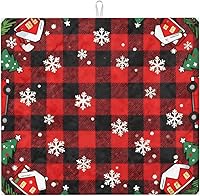 Vista 25 de Tapete de secado de platos de tortuga marina de dibujos animados para encimeras de 18 x 16 pulgadas, almohadilla escurridor de platos con lazo