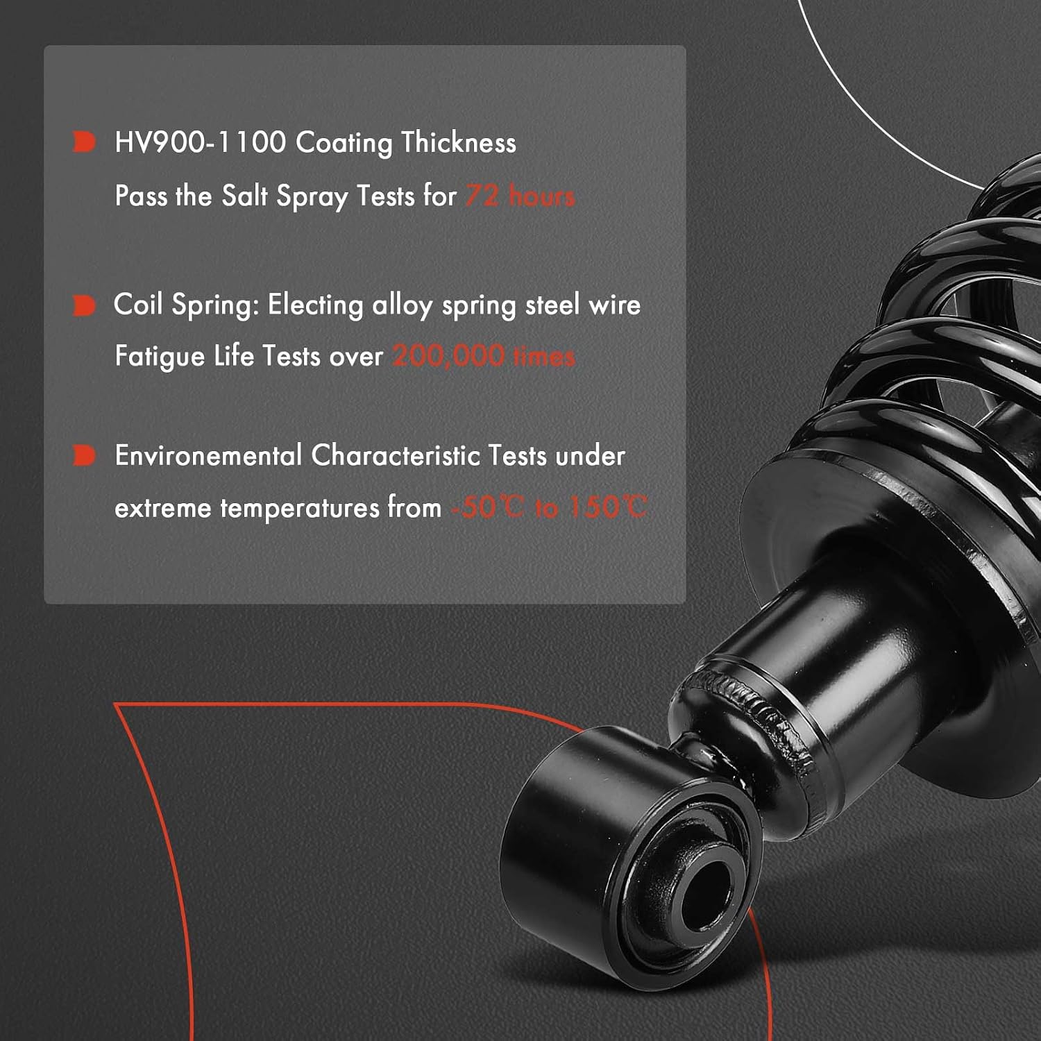 A-Premium Front Strut Assembly Compatible with Ford Crown Victoria 2003-2011, Grand Marquis 2003-2004 & Mercury Grand Marquis 2003-2011, Marauder 2003-2004 - 2x Replacement Suspension Shock Absorber