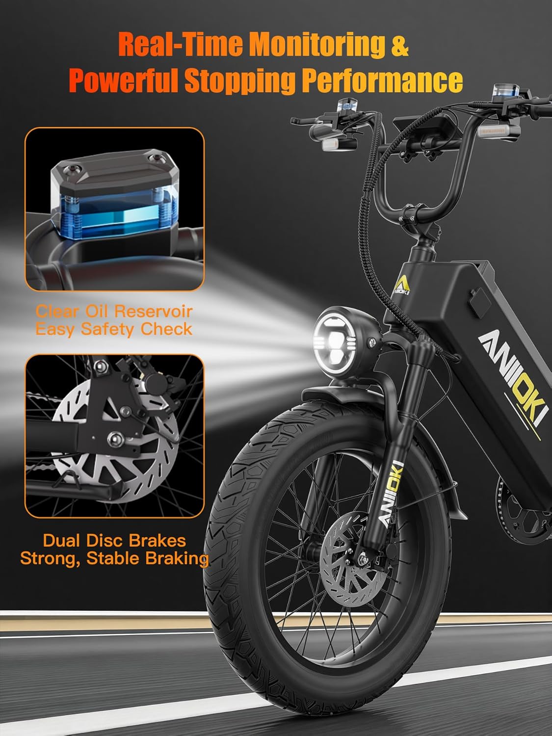 Electric Bike for Adults,200 Miles Long Range Commuter City Ebike with 1400/1600/1800W Motor and 48/52V 60/70Ah Battery,28+MPH Speed Fat Tire Electric Bicycle