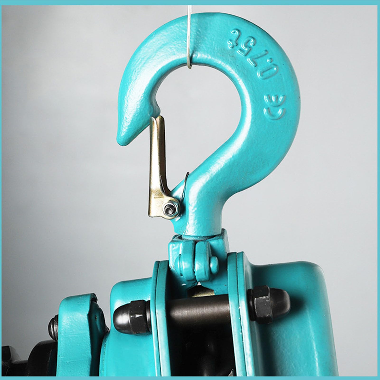 Sollevatore manuale a catena per carichi pesanti – Sollevatore manuale per magazzini, garage, costruzioni, capacità 1 tonnellata, durevole, portatile, efficiente strumento di sollevamento