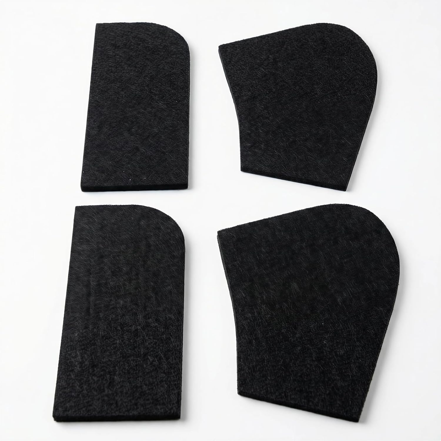 Felt Shims for English & Western Saddle Pad, Adjustable 5mm & 10mm Balance Pads for Horses, Shock Absorbing & Breathable Fit Pad Horse Saddle Correction System Black 12-Piece