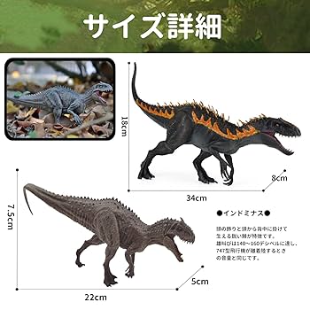 Amazon.co.jp: UTST 恐竜 フィギュア セット インドミナス