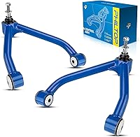 Vista 64 de PHILTOP Kit de suspensión ajustable de elevación de 1-6 pulgadas, 4 piezas de brazos de control superiores e inferiores delanteros compatibles