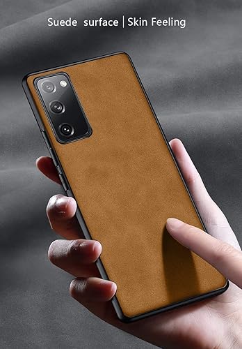 Miniatura 4 de Funda para Samsung Galaxy S20 FE 5G (2020), funda de piel sintética de TPU y gamuza, funda de lujo ultraligera antideslizante antivibración para