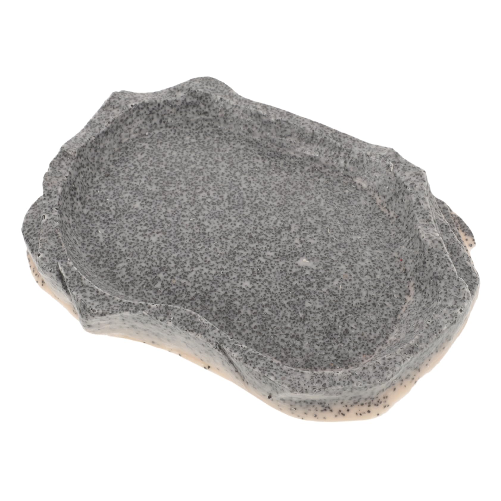 POPETPOP 5 Piezas Cuenco para Mascotas Alimentador Agua Plato Agua Tortuga Cuenco Plato Agua Comida Reptil Plato Agua Reptil Animal Placa Petri Resina