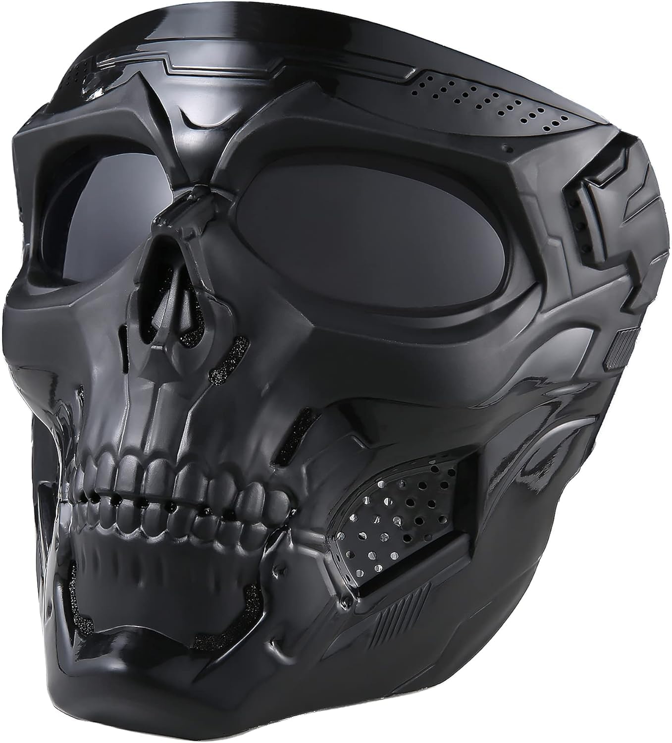 Maschera Softair E Integrale Per Paintball In Design Sugar Skull, Perfetta Come Maschera Ghost Cod O Halloween Mask Per Giochi Tattici Con Stile Realistico E Protezione Completa