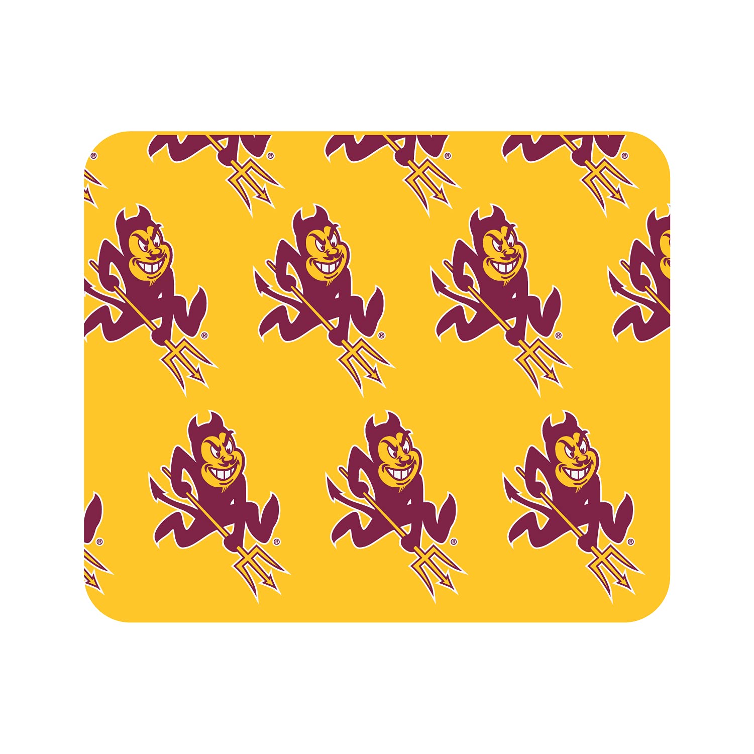 OTM Essentials Arizona State University Standard Fabric Mouse Pad, Desk Accessories, Standard Fabric Gaming Mouse Pad, Mascot Repeat V1