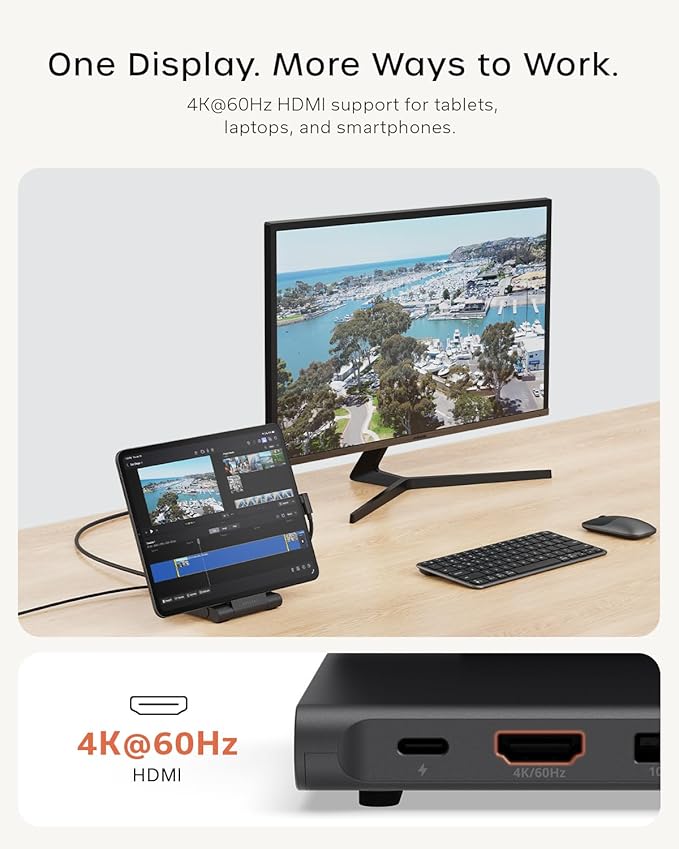 Soporte Plegable Hub USB-C Satechi Space Black, Hasta 13 pulgadas miniatura 3