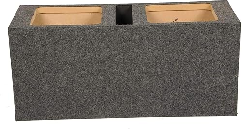 Miniatura 5 de Q Power Cuadrado Solobaric Dual 12 "Ported L3 L5 L7 Caja de Subwoofer Caja de Altavoz