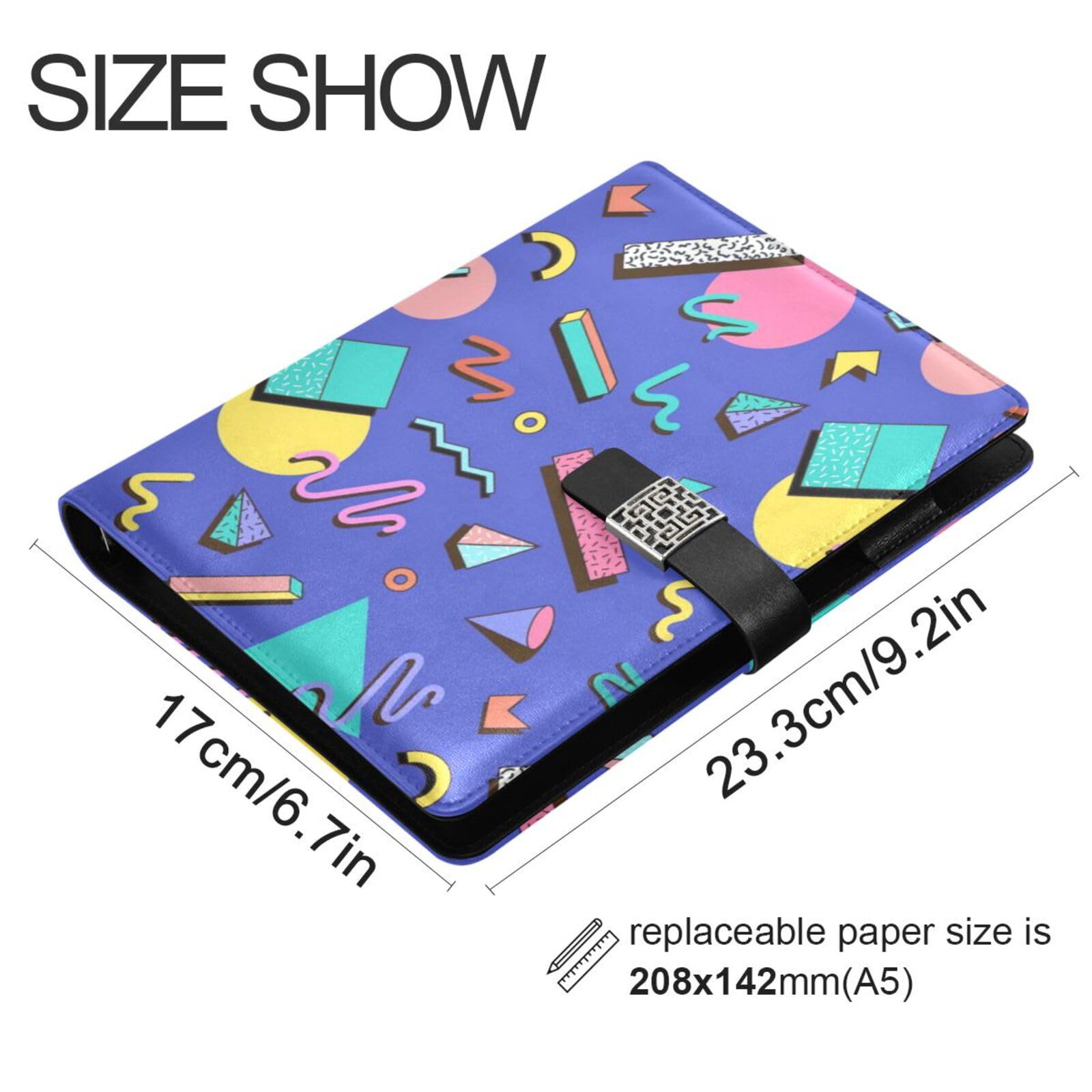 Amazon.co.jp: システム手帳 ヴィンテージ80年代90年代メンフィス A5