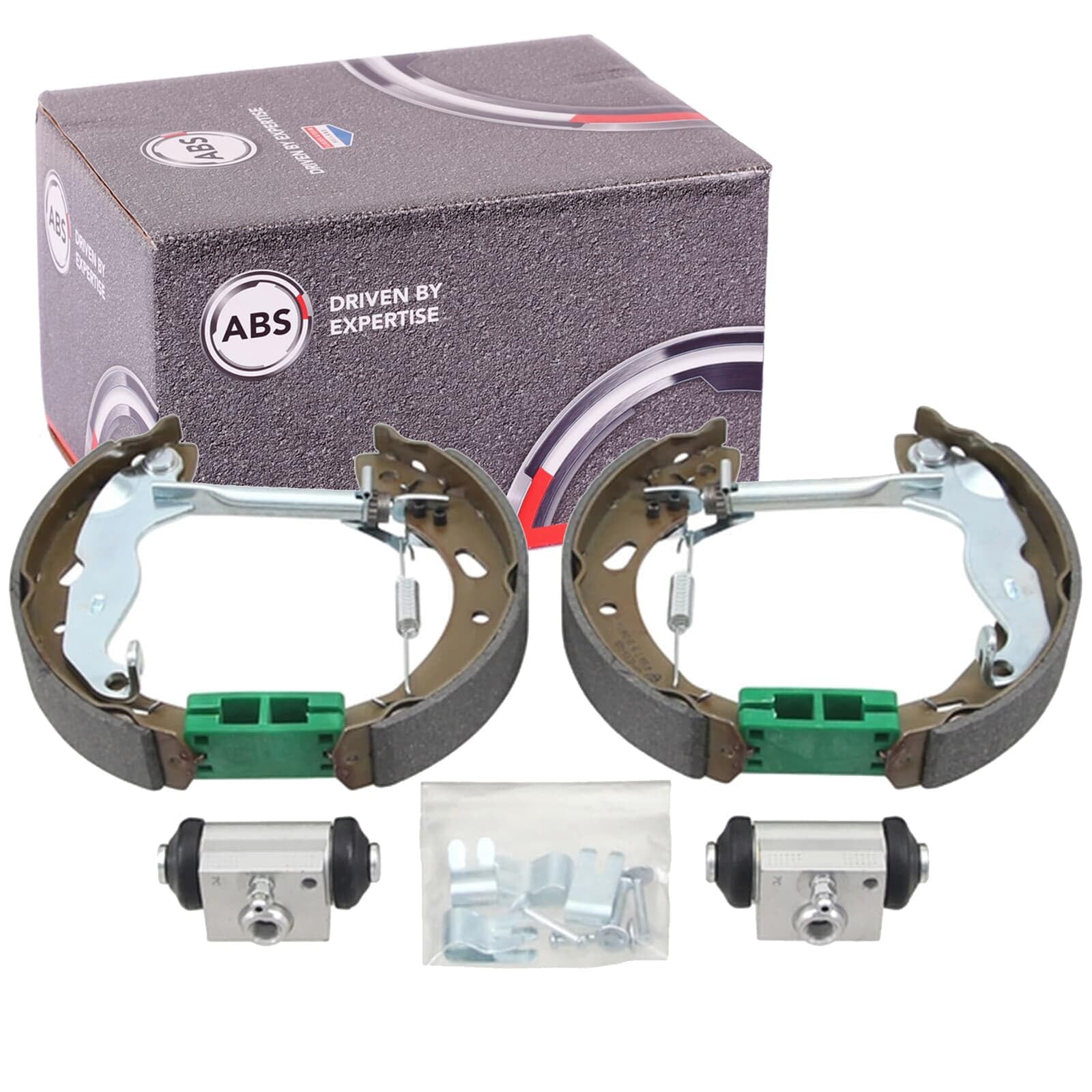 A.B.S. Kit freno, Freno a tamburo 111509 | Compatibile con: FORD FIESTA VI, FIESTA VI Van