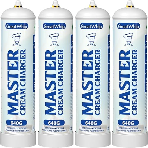 Vista 10 de GreatWhip Cargadores de crema batida, cilindro de cargador de crema batida de 22.58 oz, 6 cilindros (1 caja)