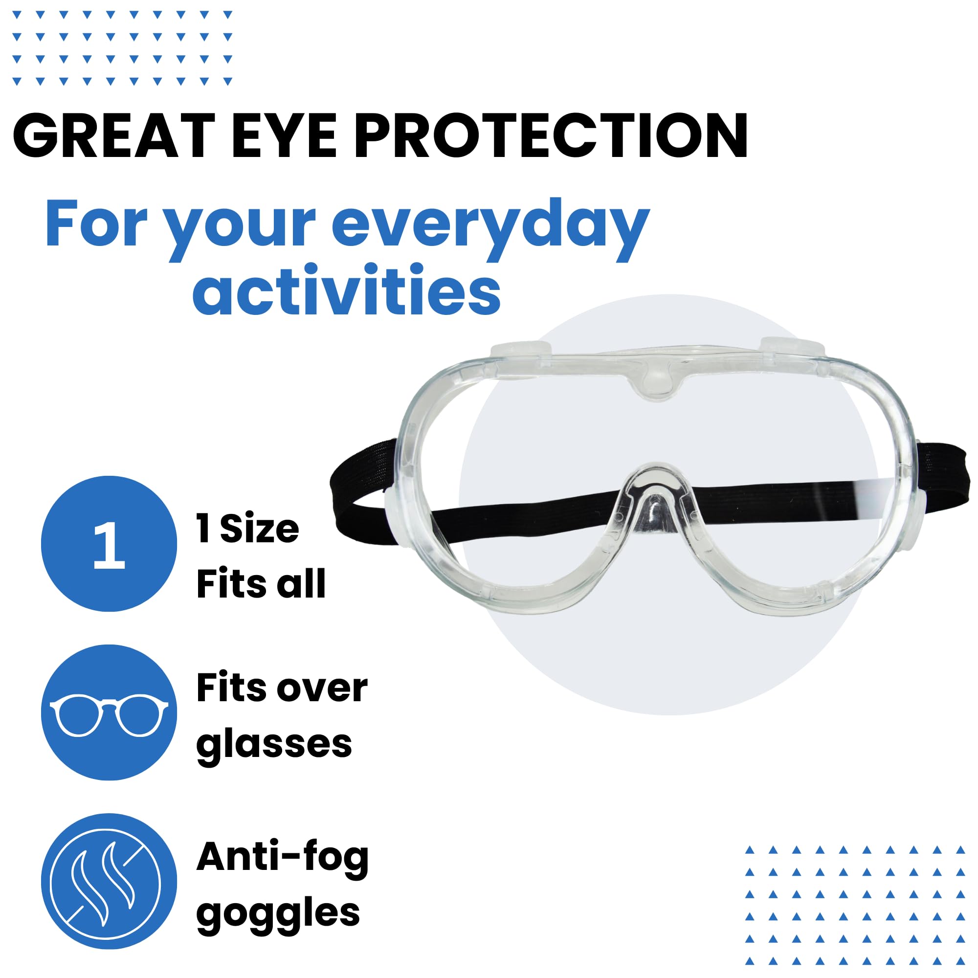 Lunettes de protection anti-buée, lunettes de laboratoire, lunettes de sécurité médicale, lunettes pour adultes, lunettes de cuisine