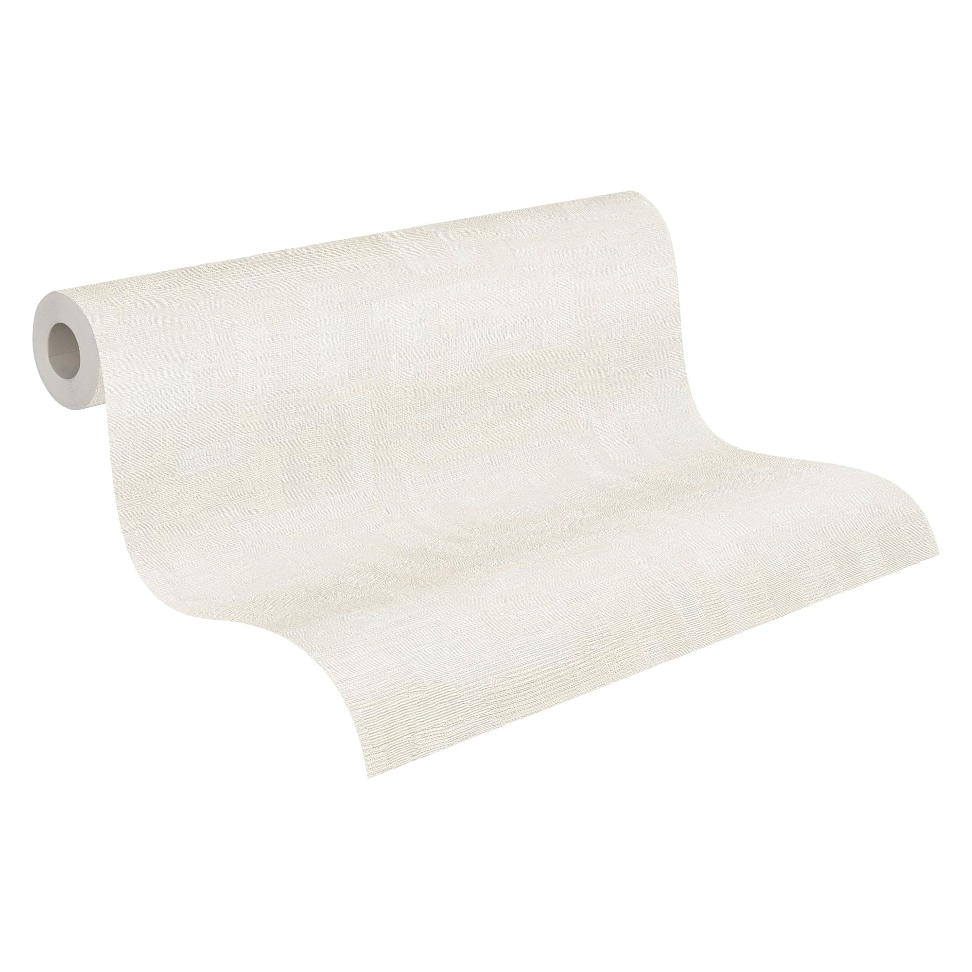 Papier peint intissé imitation bois crème Livingwalls déco salon couloir chambre 10,05x0,53m