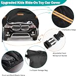 Kids Car Cover,Large Ride On Truck Toys Car for Kids Waterproof Cover,420D Universal Outdoor Cover for Power Wheels Jeep & Toddler Electric Vehicles,All Season Protection,with 3 Reflective Strips