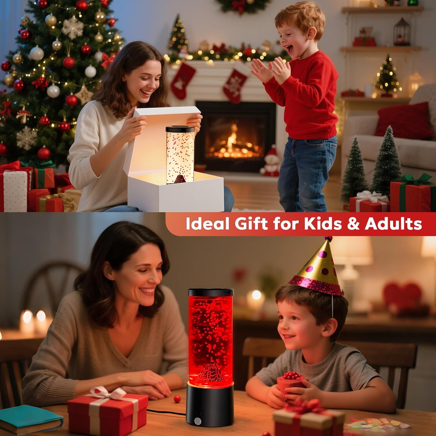 17 Colors Changing Volcano Lamp with Remote Relaxing Sensory Lamps for Kids & Adults Battery Operated Mood Night Light Home Room Decor Novelty Gifts for Boys Girls Teens Adults Autism Stress Relief