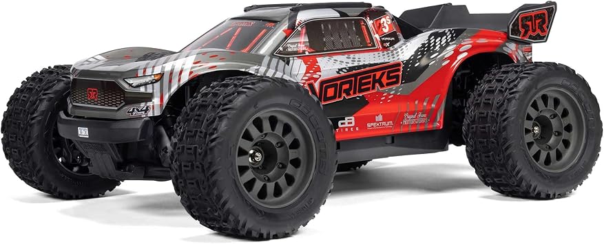 ARRMA RC Truck 1/10 VORTEKS 4X4 223S BLX BRUSHLESS Stadium Truck RTR Battery and Charger Not Included with DSC, RED, ARA4305V4T1