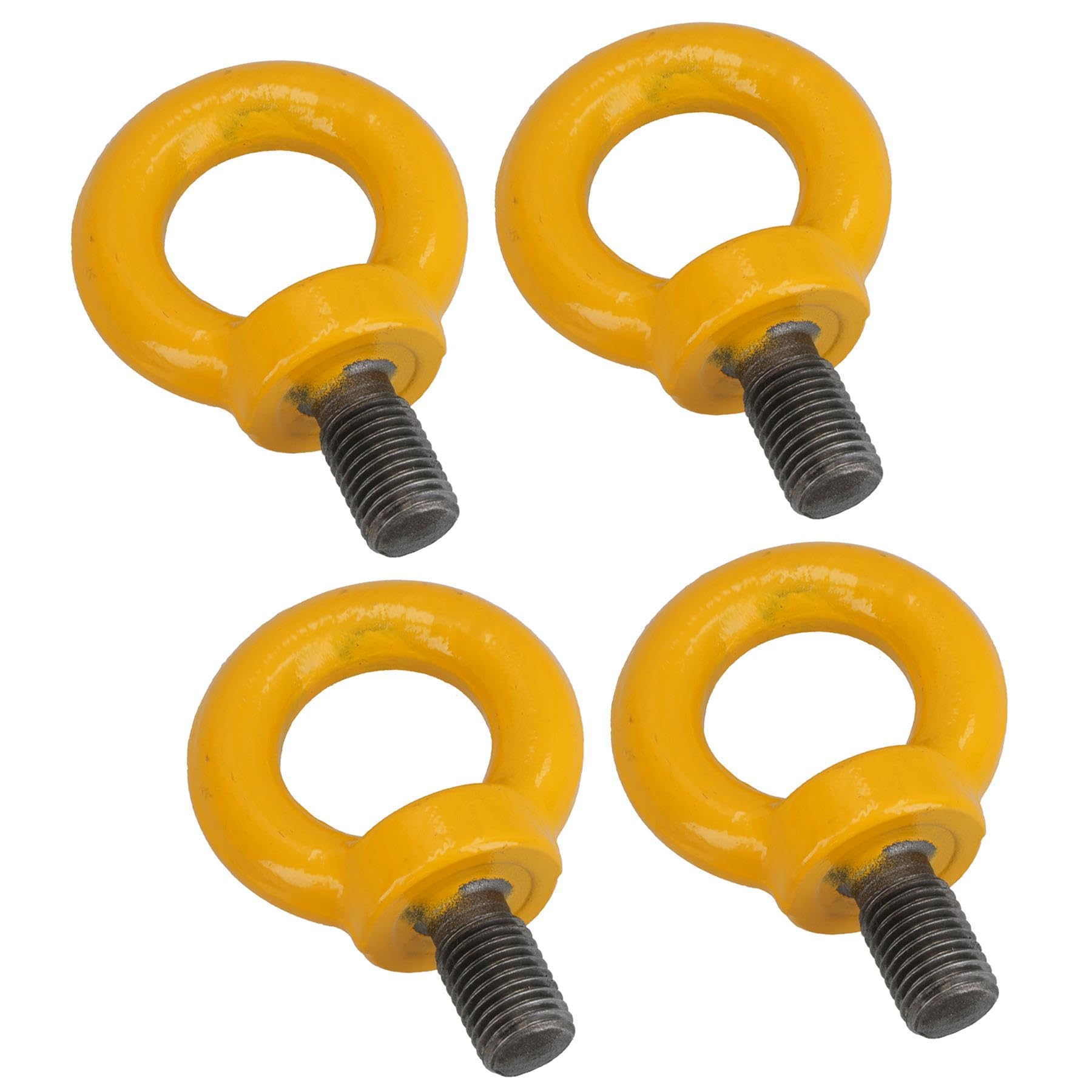 Occhielli di sollevamento da 8 mm, anello ad alta resistenza, lunghezza 13 mm, capacità 0,8 tonnellate, 4 pezzi