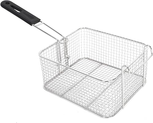 Miniatura 3 de EH81 2500W MAX 110V 6.3QT6L Acero Inoxidable Solo Cilindro Freidora Eléctrica Enchufe de EE.UU
