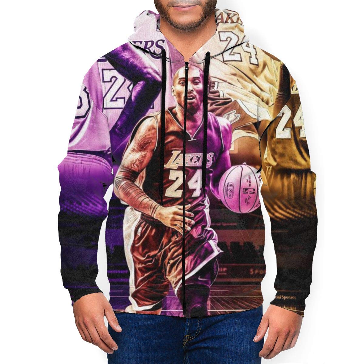 Mamba Out #24 Mens 3D Printed Hoodies Casual Hooded Pullover Hoodie Art Design Sweatshirt