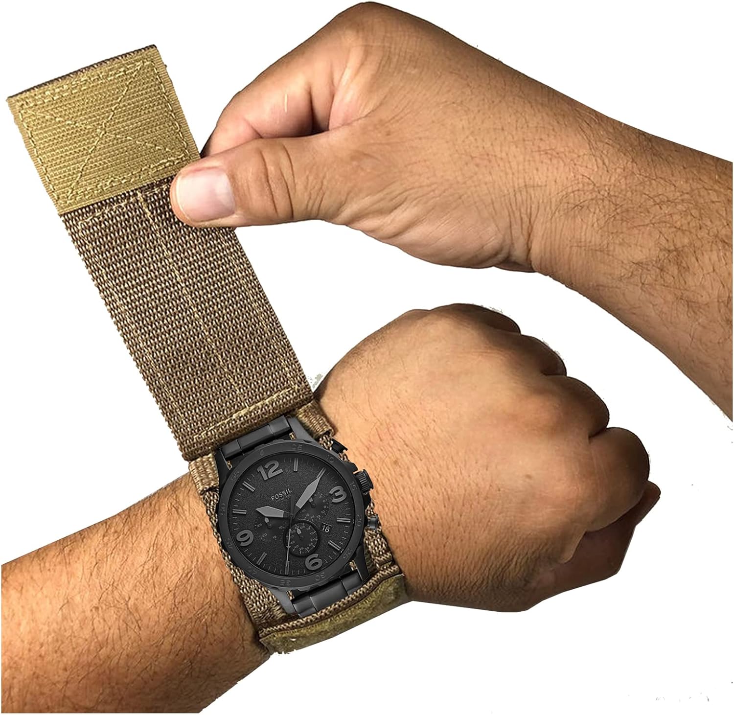 Funda táctica para reloj correa táctica se adapta al 98 de todos los relojes inteligentes y relojes tradicionales