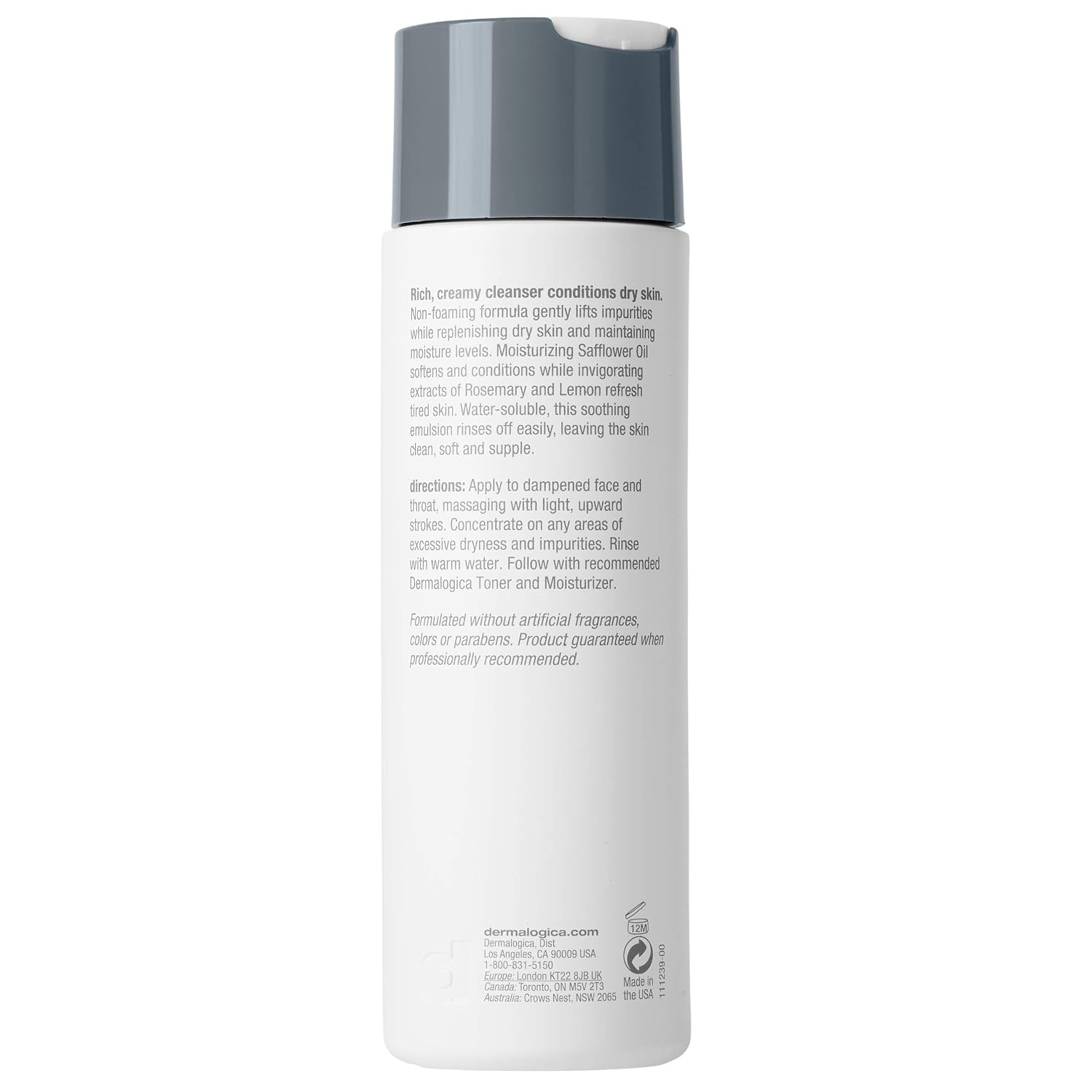 Dermalogica Essential Cleansing Solution (8.4 Fl Oz) Face Wash for Dry Skin - Non-Foaming Formula Replenishes Skin and Maintains Moisture Levels
