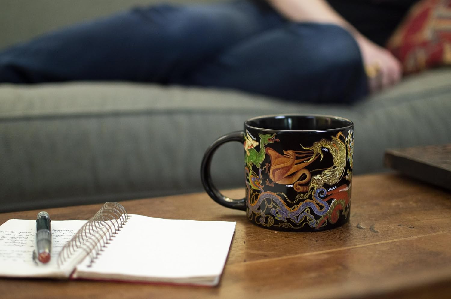 The Unemployed Philosophers Guild Dragon Mug - Features 19 Different Dragons From Around the World, Comes in Fun Box, 14 oz - Image 3