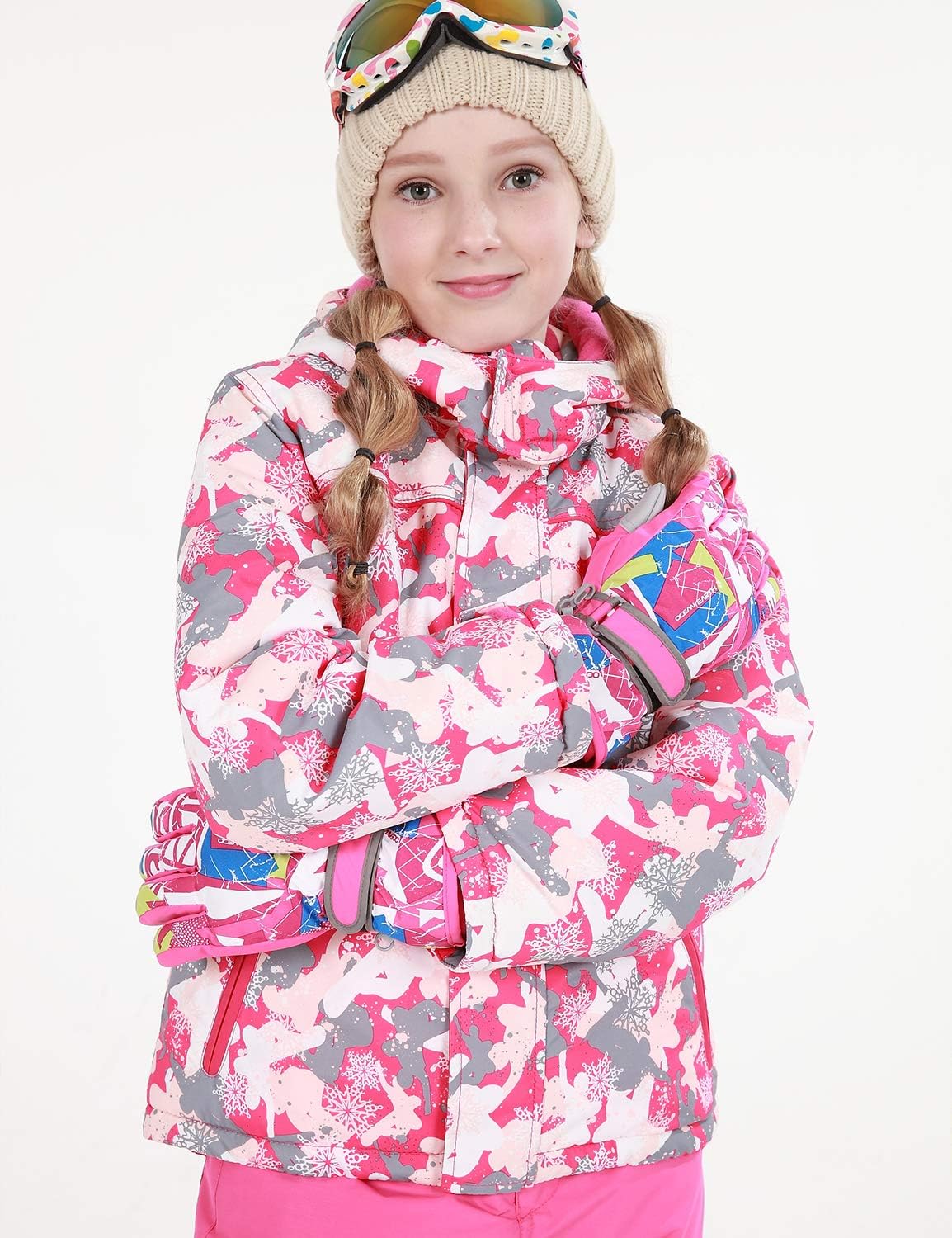 PHIBEE Girls' Sportswear Waterproof Windproof Snowboard Ski Jacket : Clothing, Shoes & Jewelry