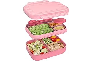 Caperci Pink Bento Box for Adults