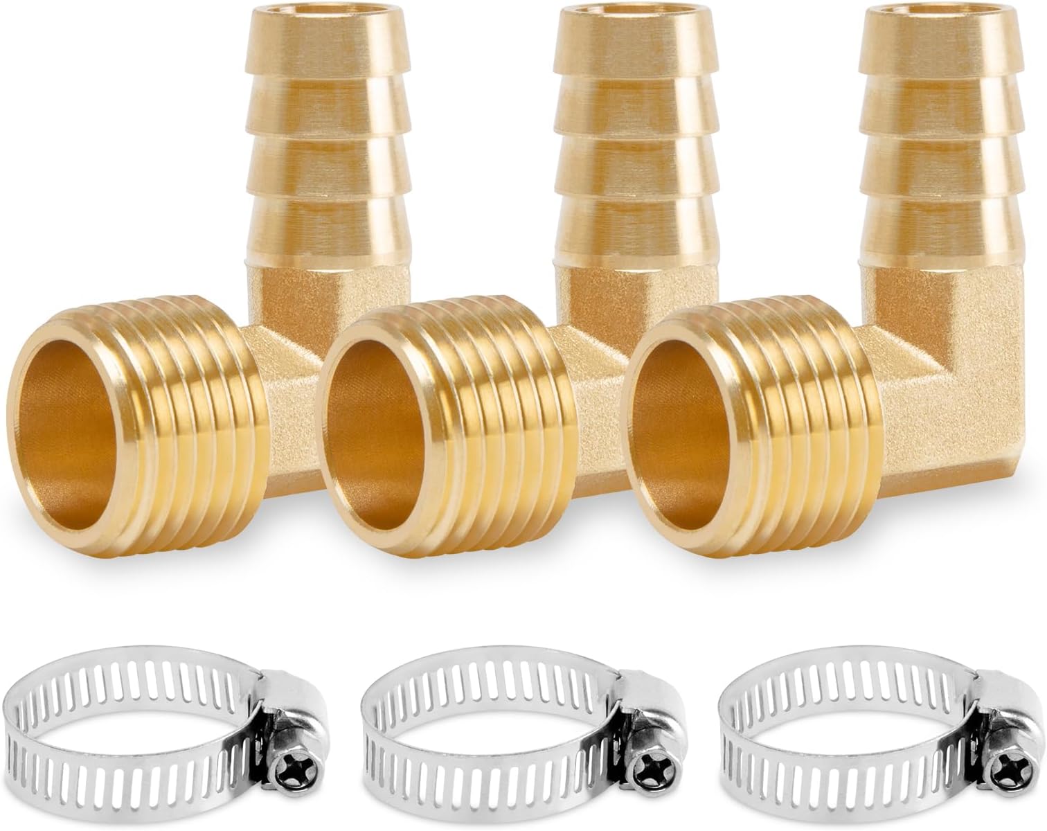 ChillWaves 3/8" NPT Male Air Hose Couplings - 2 Lug Chicago Style, 4-Pack With Safety Locks - View #2