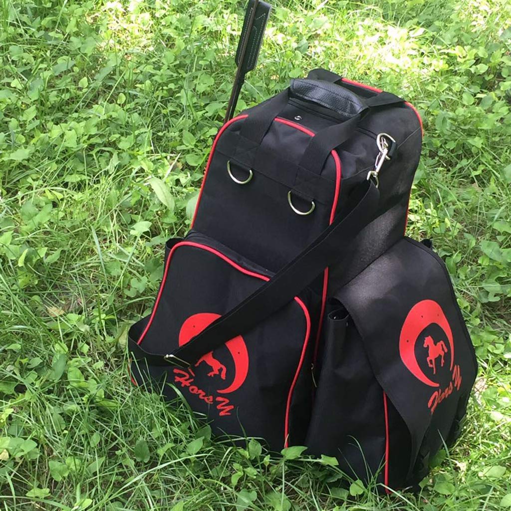 Leeadwaey Equestrian Bag Oxford Horse Riding Boots e casco Bag Zaino impermeabile