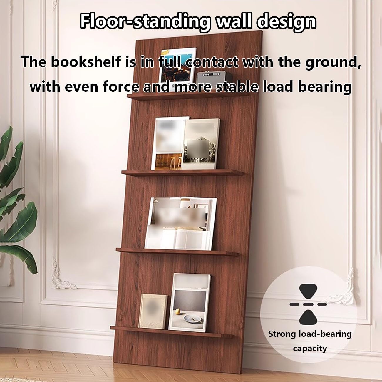 Book Shelf Organizer for Kids,Floor Shelf in The Living Room,Narrow Floor Standing Bookshelf Organizer,No Sharp Edges,for Toddlers, Children, Classroom.(60 * 150cm)
