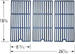Music City Metals – Ensemble de grilles de cuisson en fonte de porcelaine Coleman Finition mat, Remplacement parfait 18 3/8/2 x 26 7/16. (46.7 cm x 67.2 (cm) BBQ Parties de grilles 3-Pieces